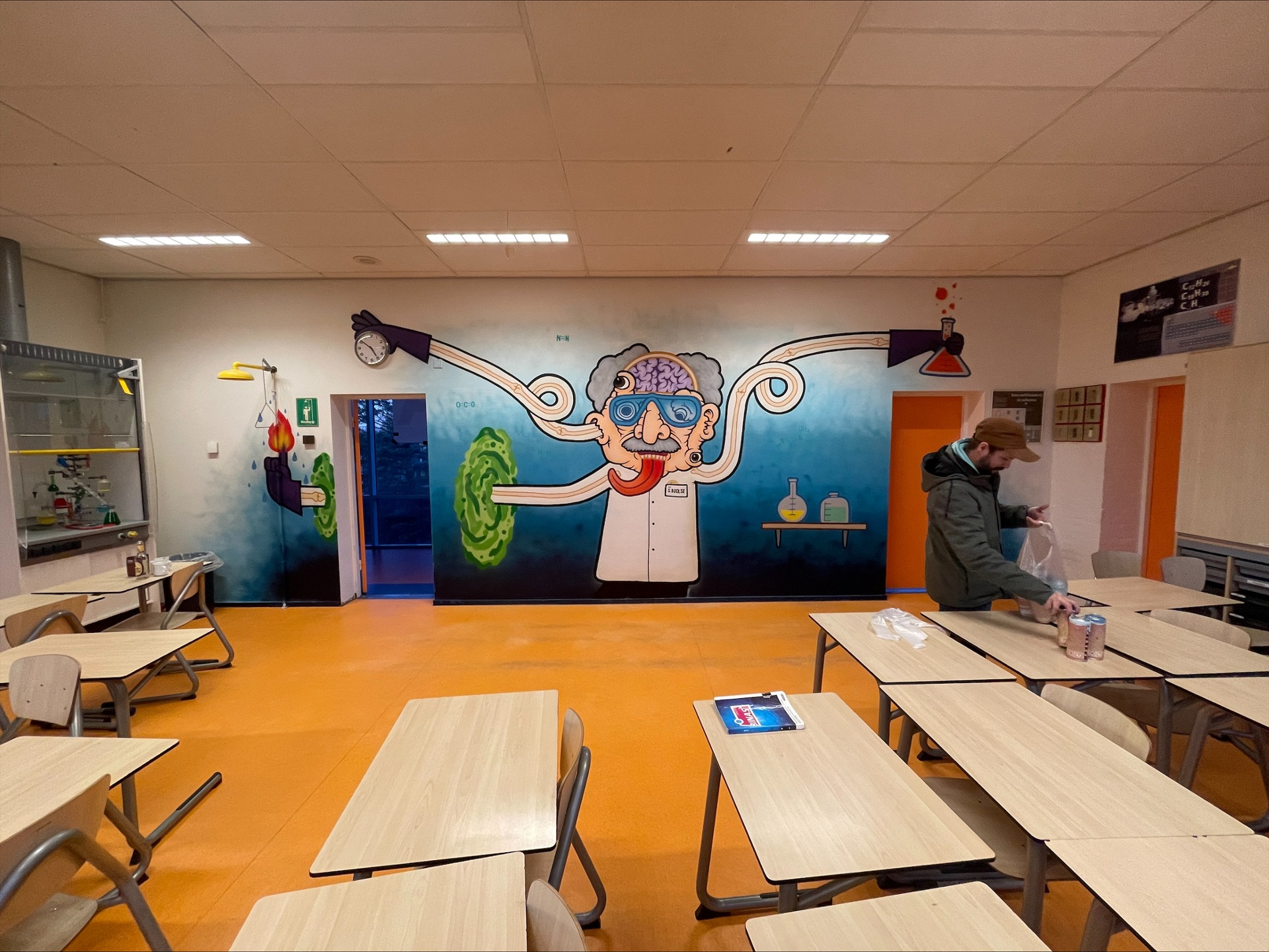 Kunst bij scheikunde